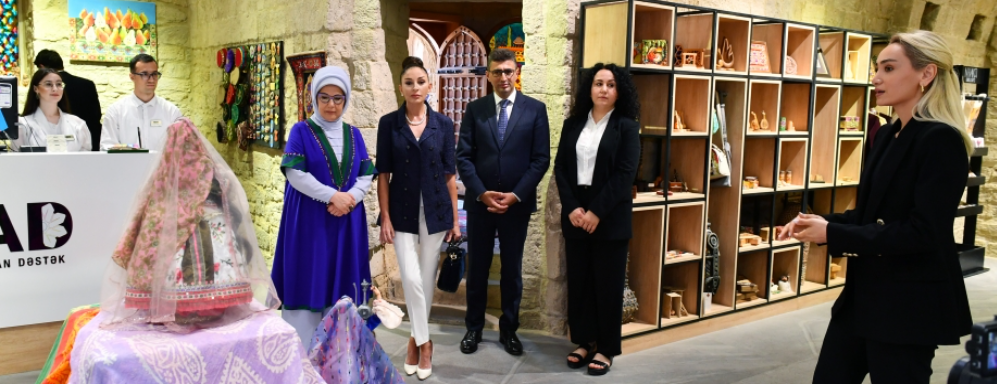 The first ladies of Azerbaijan and Turkiye at the ABAD ethno-boutique