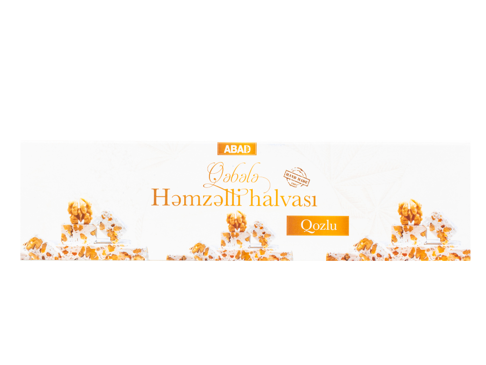 Həmzəlli halvası qozlu