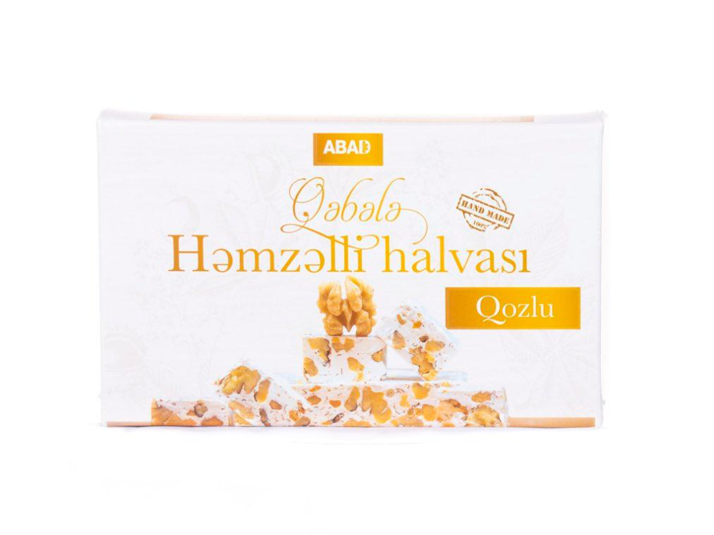 Həmzəlli halvası qozlu